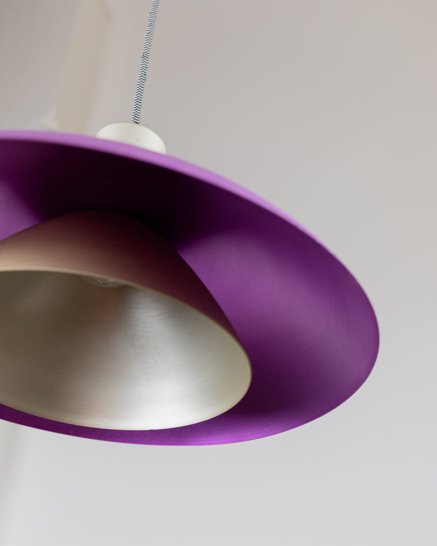 Plafonnier vintage par OhhOtto violet