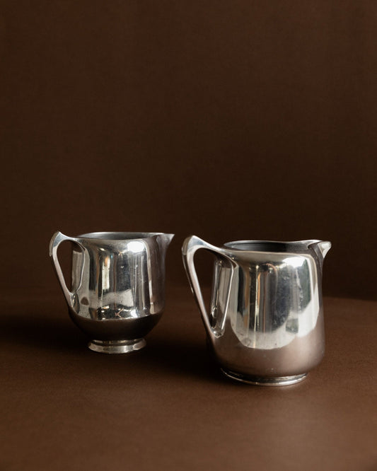 Vintage Art Nouveau Jug by Newmaid Picquot Ware Aluminium Set of 2