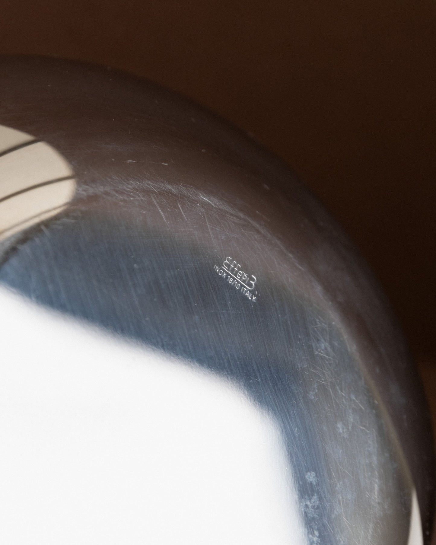 Vintage Bowl Stainless Steel Space Age Design Italy 1980s Set of 2