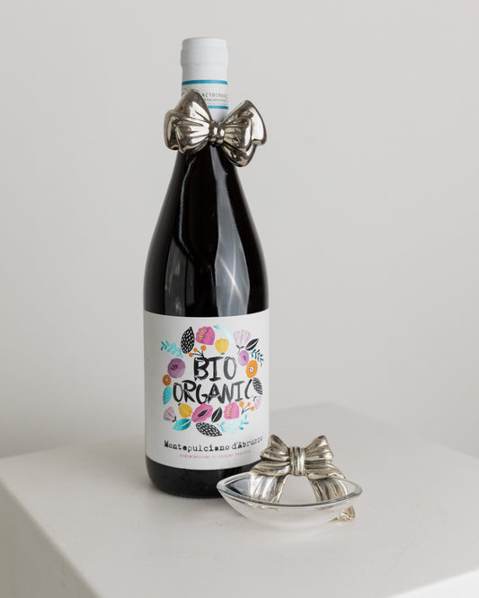 Vintage Flaschenzubehör versilbert Italien 1960er Set von 2