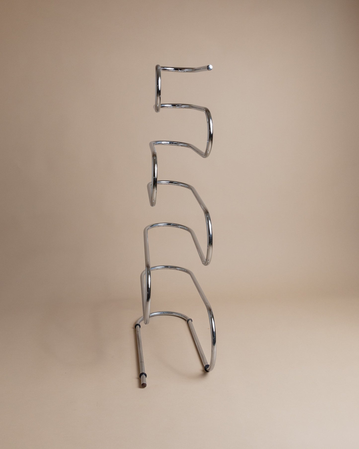 Vintage Kleiderständer Metall Space Age Design 1980er Retro Geschenk