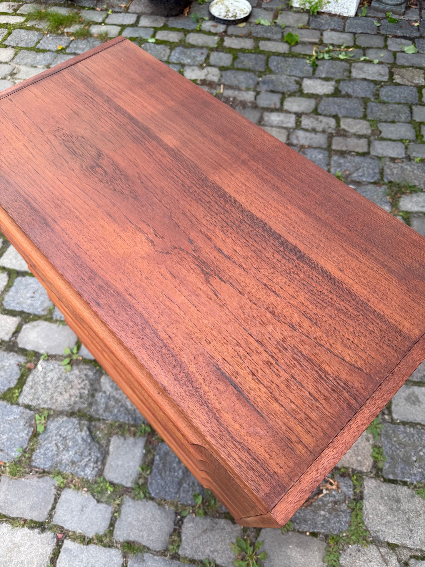 Vintage Teak Kommode aus Dänemark, 6 Schubladen