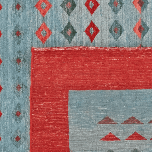 Vintage Rizbaf carpet colorful 188x151cm