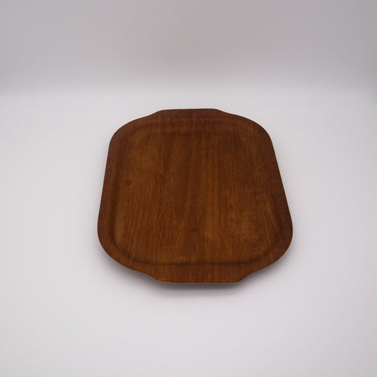 Vintage Tablett Backmann aus Teakholz