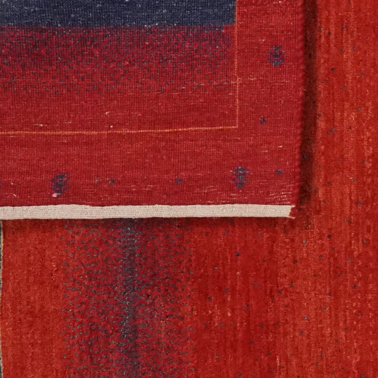 Vintage Gabbeh rug colorful nature inspired 299x192cm