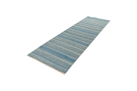 Vintage Kelim Gabbeh Carpet Colorful 282x85cm