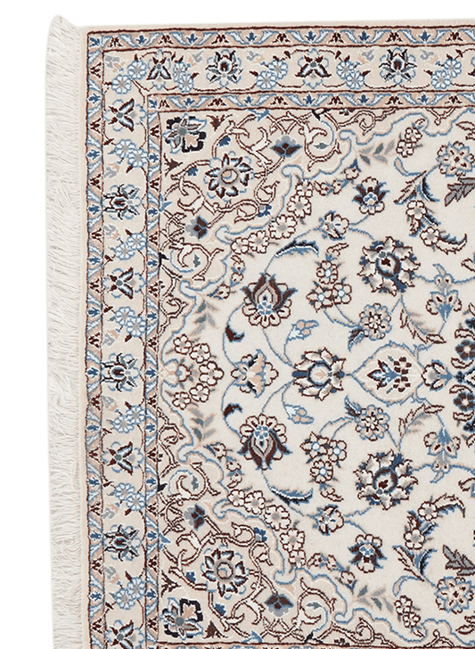 Vintage carpet Nain 9La 145x99cm colorful nature motif