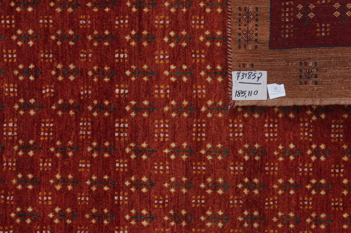 Vintage carpet Rizbaf 185x110cm colorful