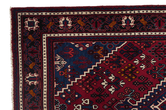 Vintage carpet Djoshaghan colorful 208x131cm