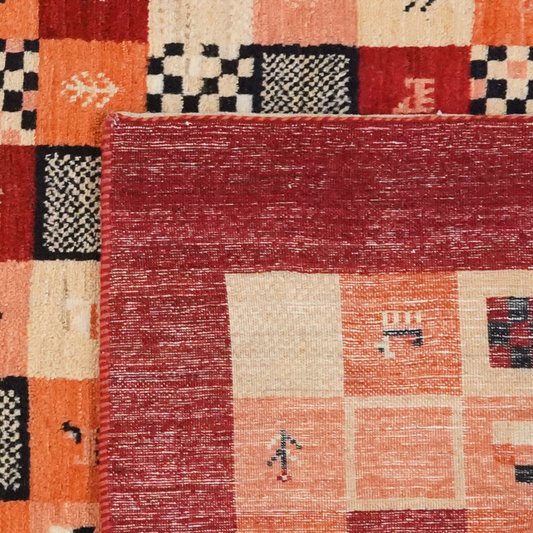 Vintage carpet Rizbaf colorful 236x159cm