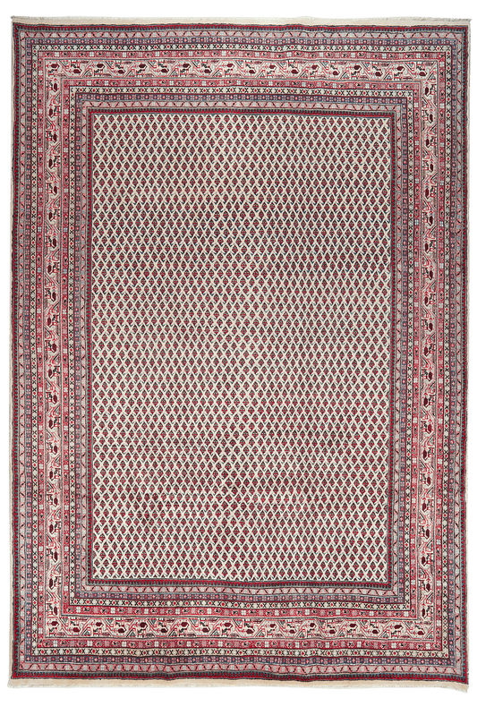 Vintage carpet Sarough 324x222cm colorful
