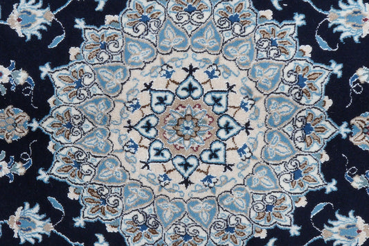 Vintage carpet Nain 12La 298x196cm colorful nature motif