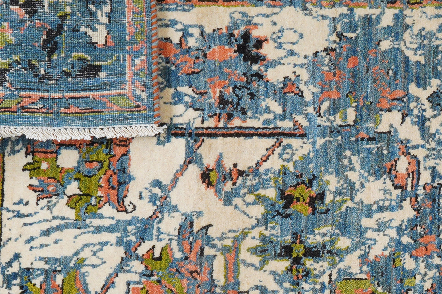 Vintage Rizbaf carpet colorful 205x155cm