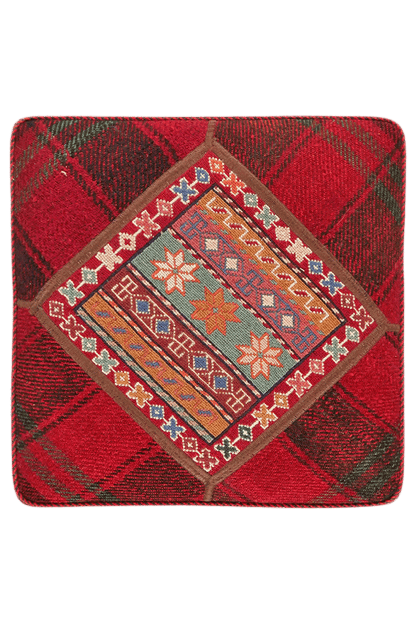 Pouf fait main 47x47cm coloré par MAOMI