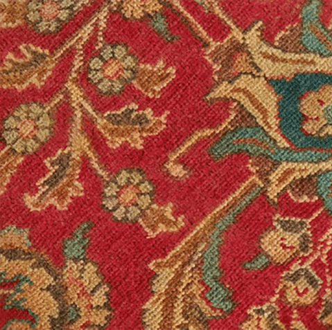 Handgefertigter Kelim Pouf 45x45cm bunt