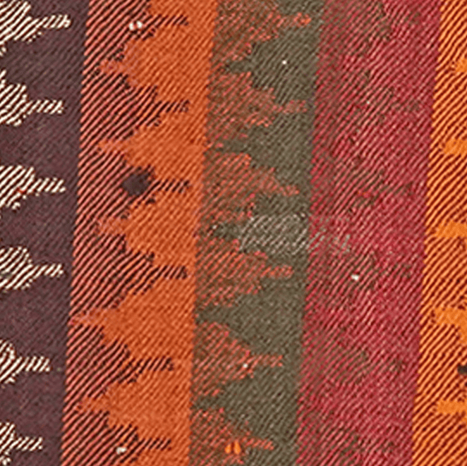 Coussin Kelim fait main 65x65cm coloré