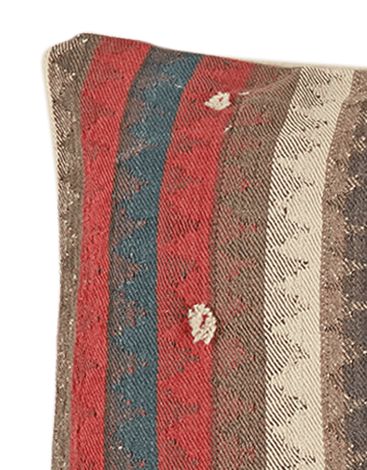 Vintage cushion kilim colorful handmade 65x65cm