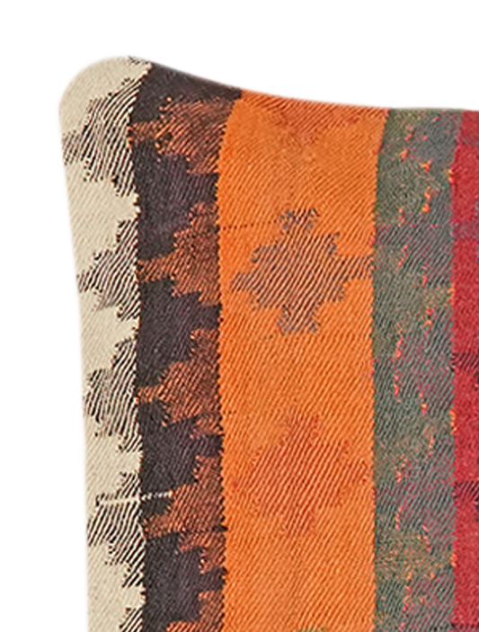 Handmade cushion Kelim 65x65cm colorful