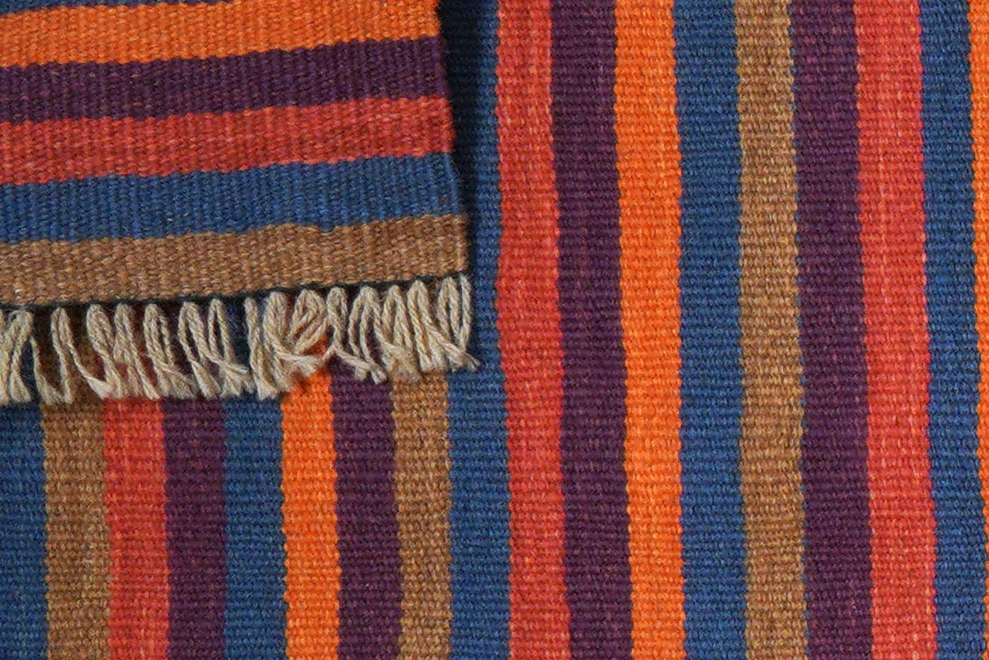 Vintage Kelim Gashgai carpet colorful 193x65cm