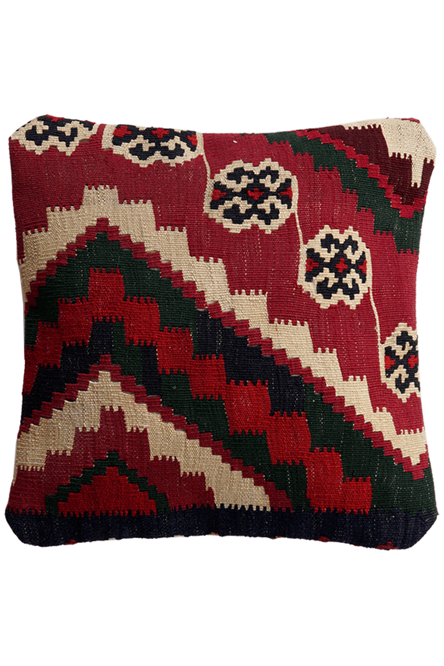 Handmade cushion Kelim 40x40cm colorful