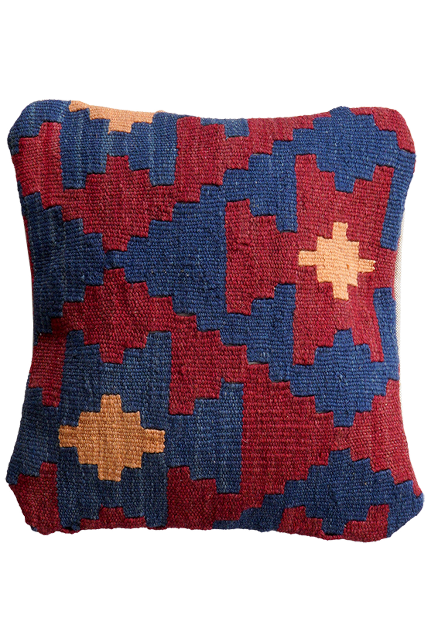 Vintage Kissen Kelim bunt handgefertigt 40x40cm