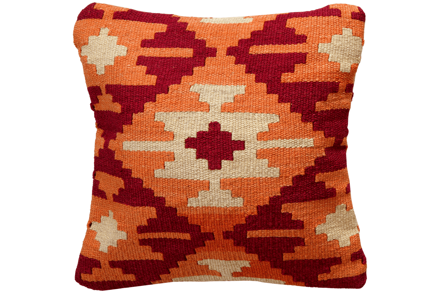 Vintage Kissen Kelim bunt handgefertigt 50x50cm