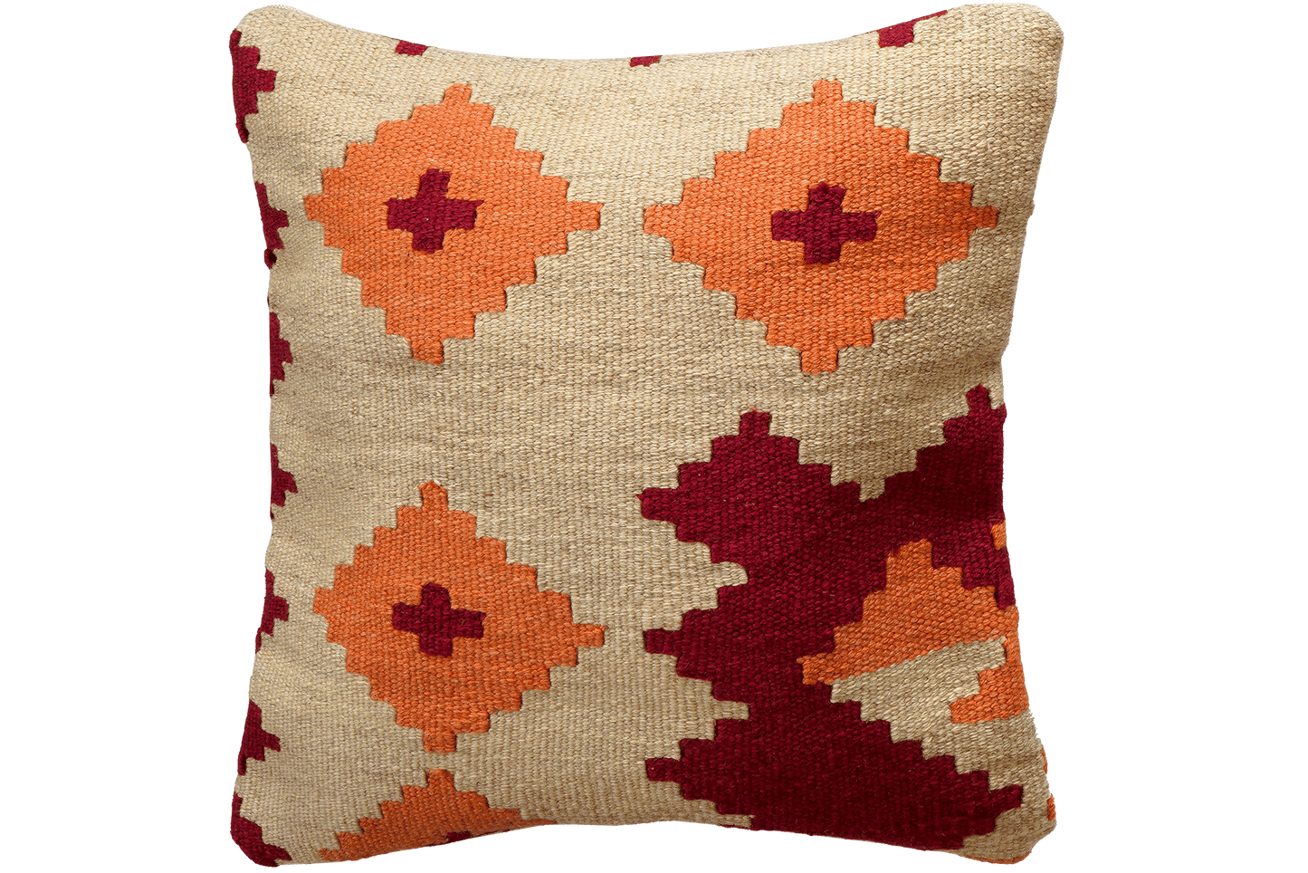 Coussin fait main Kelim coloré 50x50cm