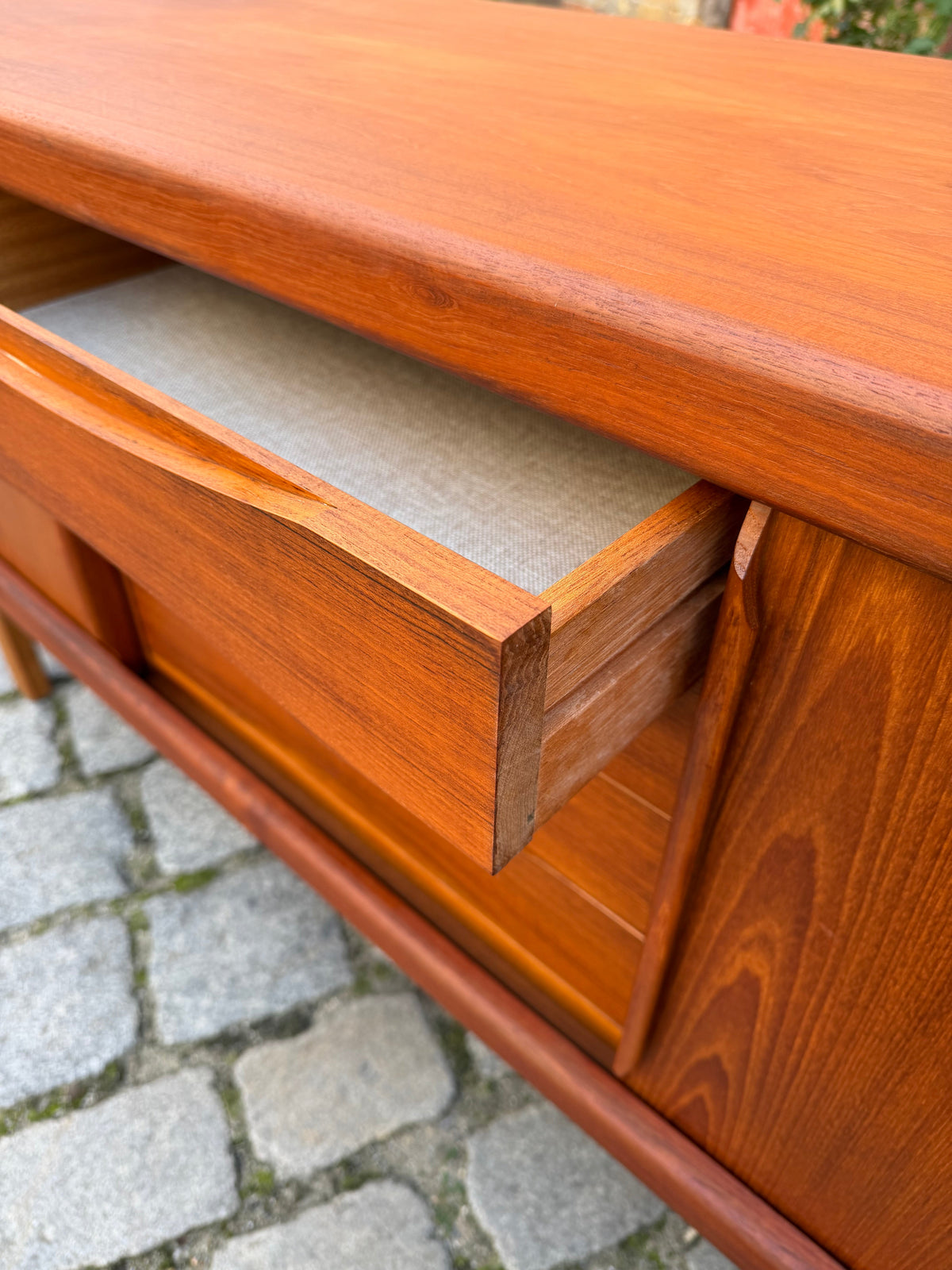 Vintage Sideboard Teak von Burchardt Nielsen für Dyrlund