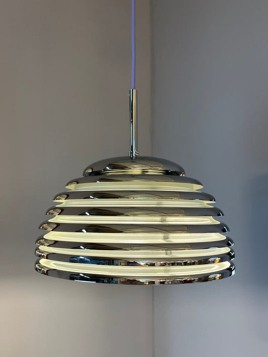 Suspension vintage Saturno 30 cm par Kazuo Motozawa pour STAFF