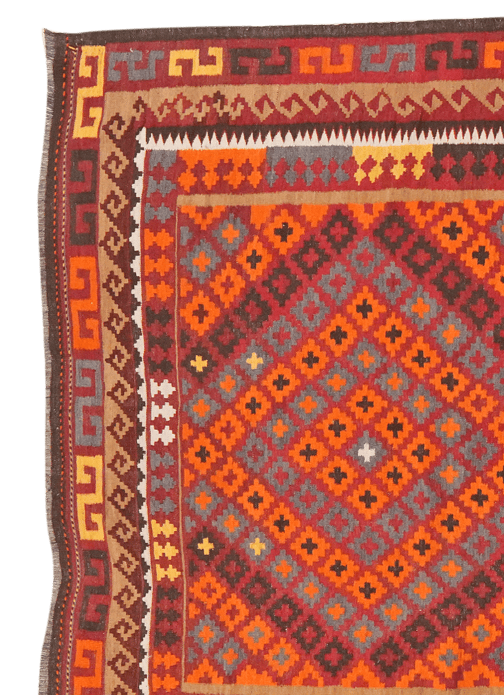 Vintage Carpet Kelim Belutch Colorful 326x200cm