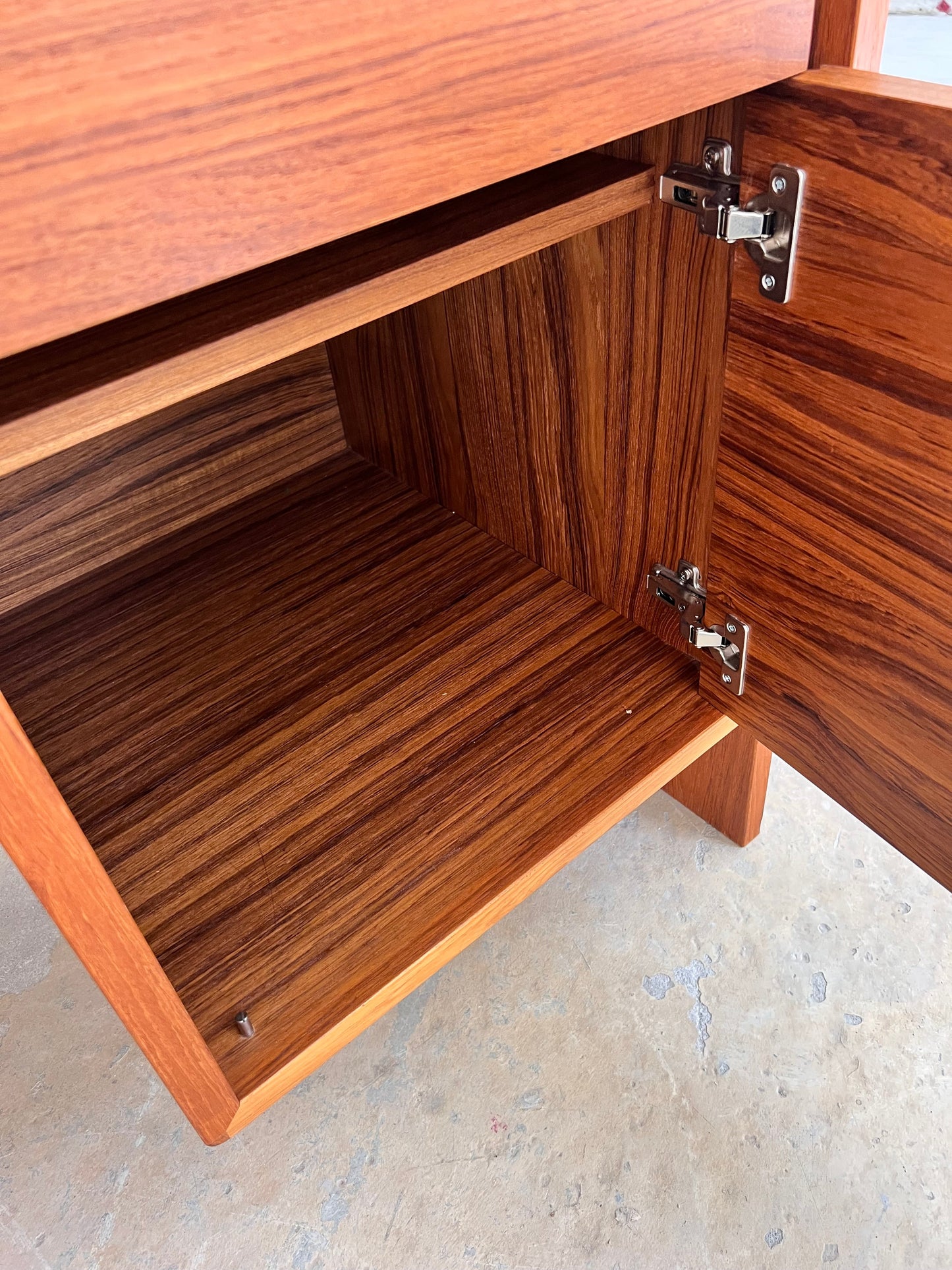 Vintage Schreibtisch Teak mit Laptop-Fach aus Dänemark