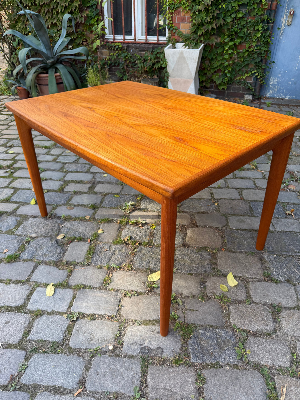 Vintage Esstisch Teak ausziehbar von Grete Jalk für Glostrup