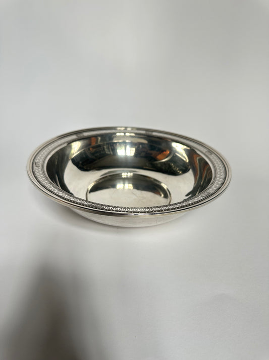 Vintage bowl model 42M67 by Tiffany & Co. Sterling silver modern design