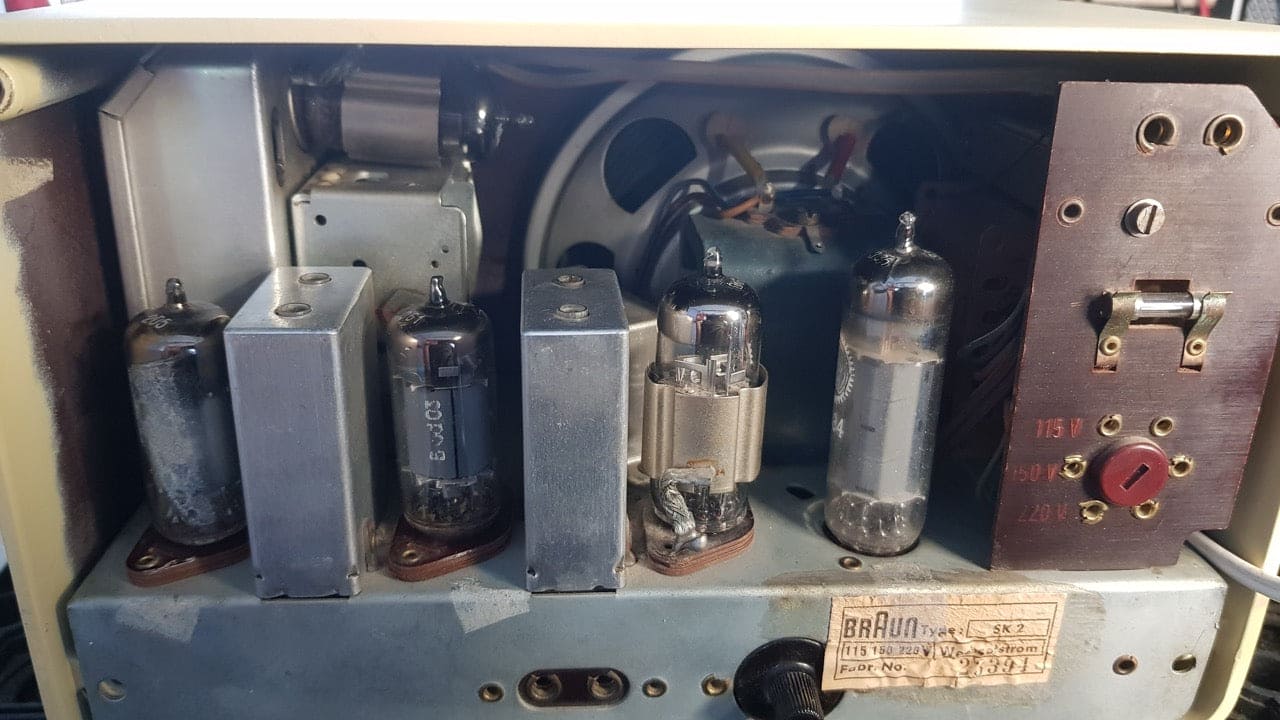 Vintage Tischradio Typ SK 2/2 von Dieter Rams für BRAUN Designklassiker