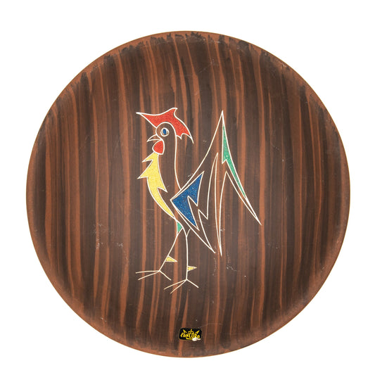 L'Ancora Schale Kera-Teak, von oben fotografiert