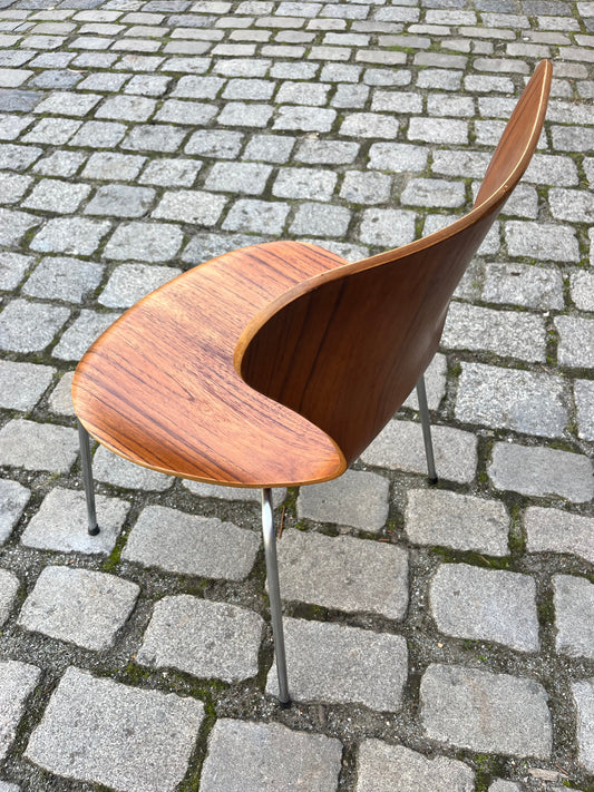 Vintage Stuhl Serie 7 Nussbaum von Arne Jacobsen für Fritz Hansen