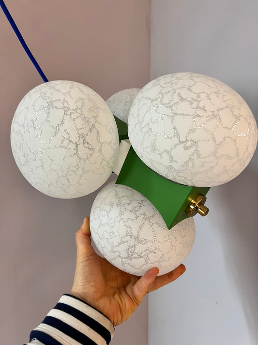 Vintage Hängelampe Space Age von Richard Essig