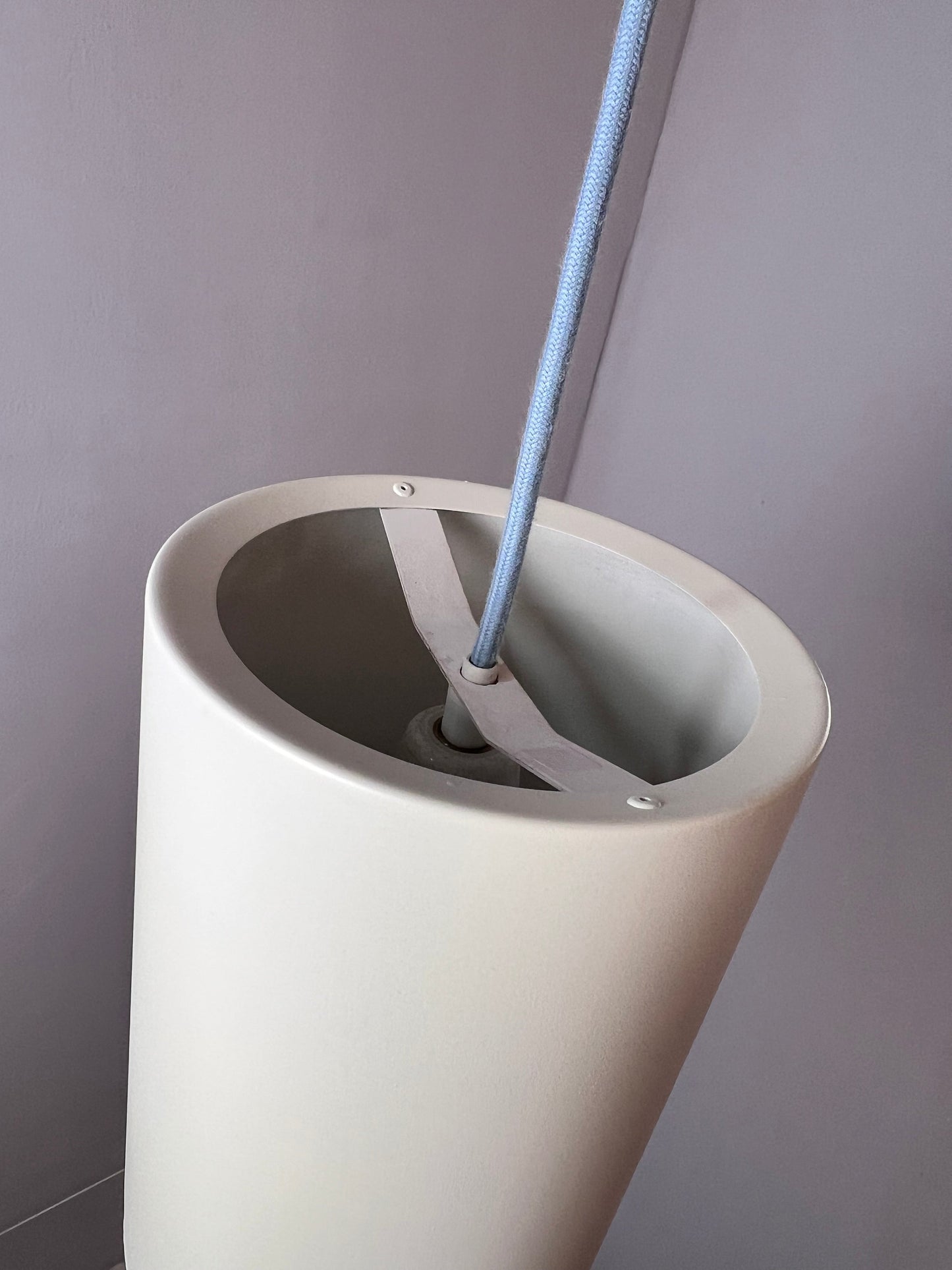 Vintage Zylinderlampe weiß von Fog und Mørup