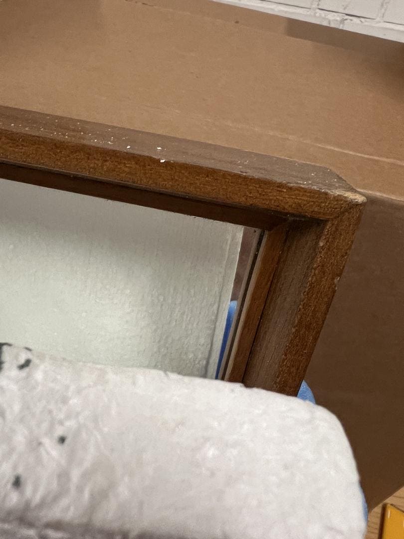 Vintage mirror cherry wood