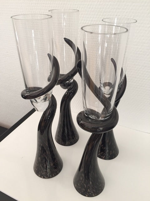 Champagner-Gläser Sammlerstück Pavel Hanousek 4x - 2nd home