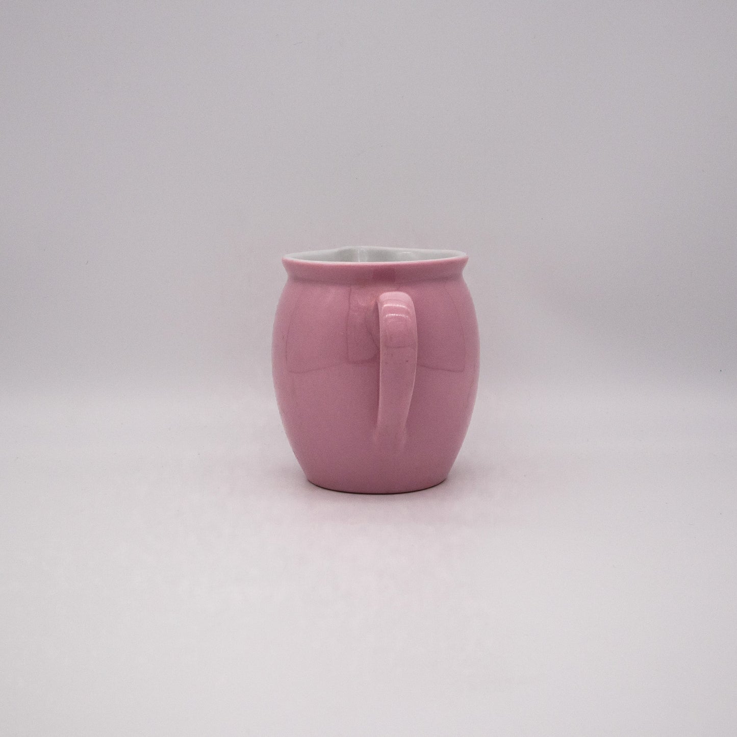 Vintage Milchkännchen rosa von Wilhelmsburger Porzellan