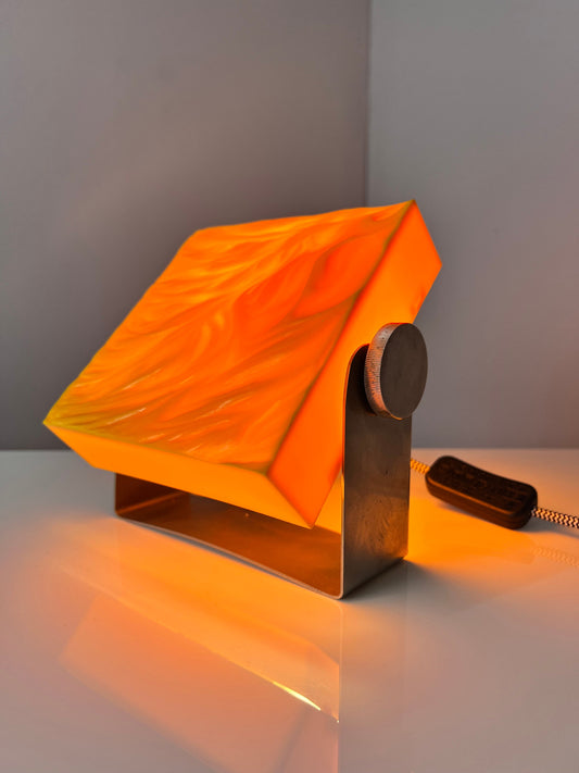 Tischlampe gelb von Uwe Mersch