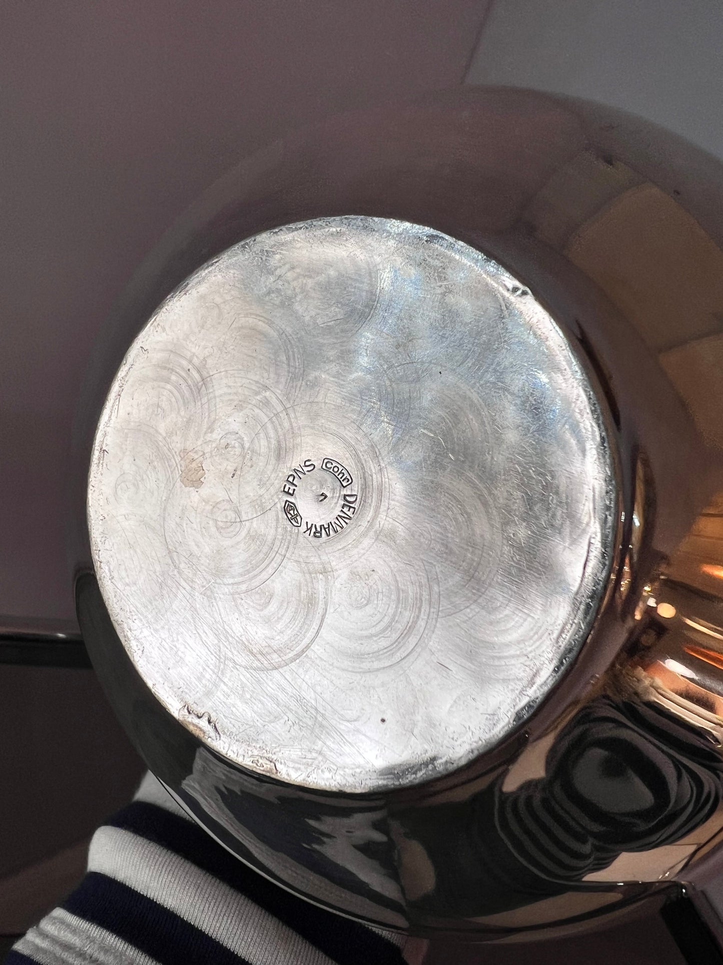 Vintage Kanne EPNS versilbert von Hans Bunde für COHR Denmark