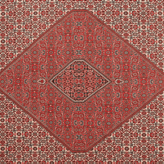 Vintage Bidjar Zandjan carpet colorful 208x201cm