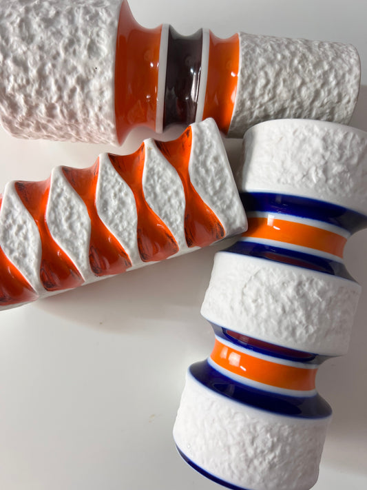 Vintage Vase von KMP Porzellan Bavaria Set von 3