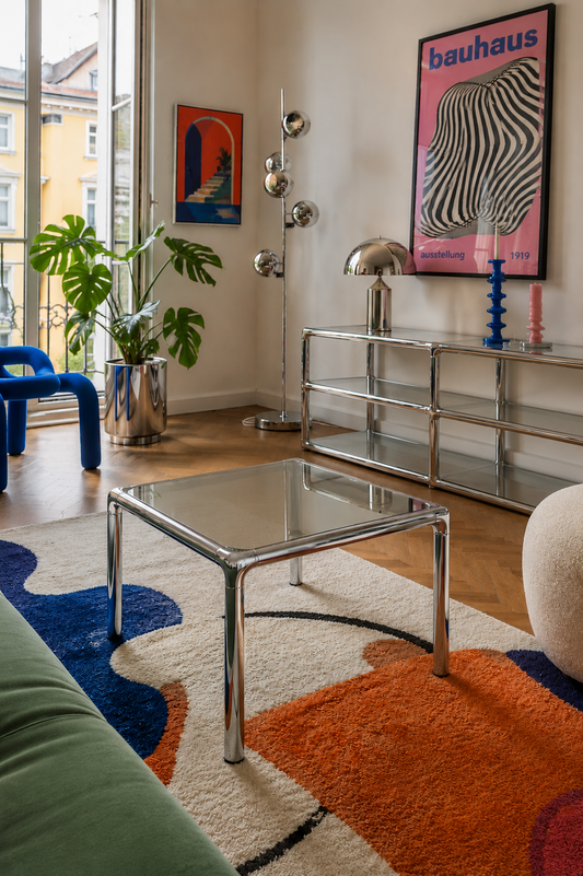 Vintage Couchtisch von Etienne Fermigier