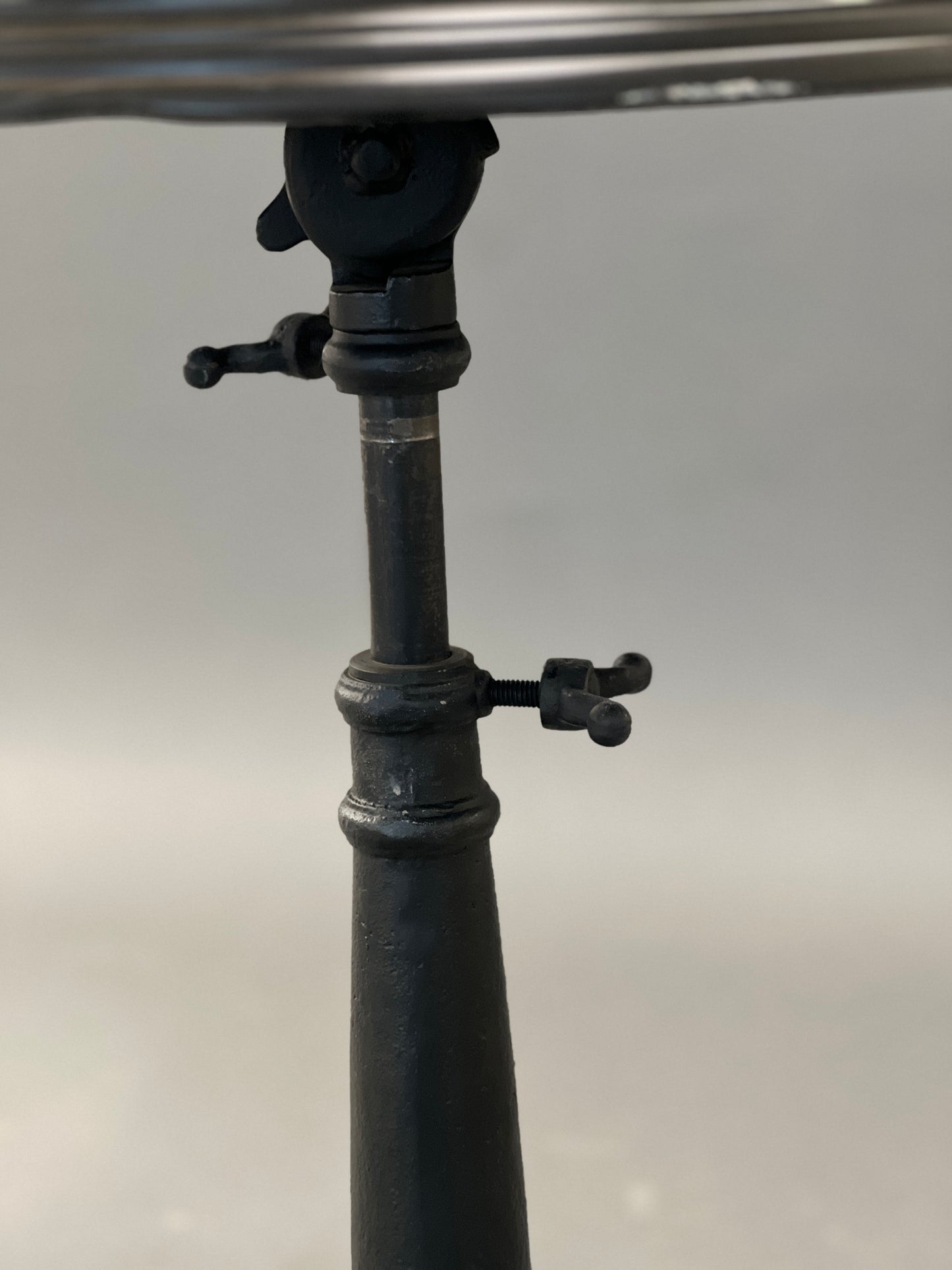 Vintage iron folding table