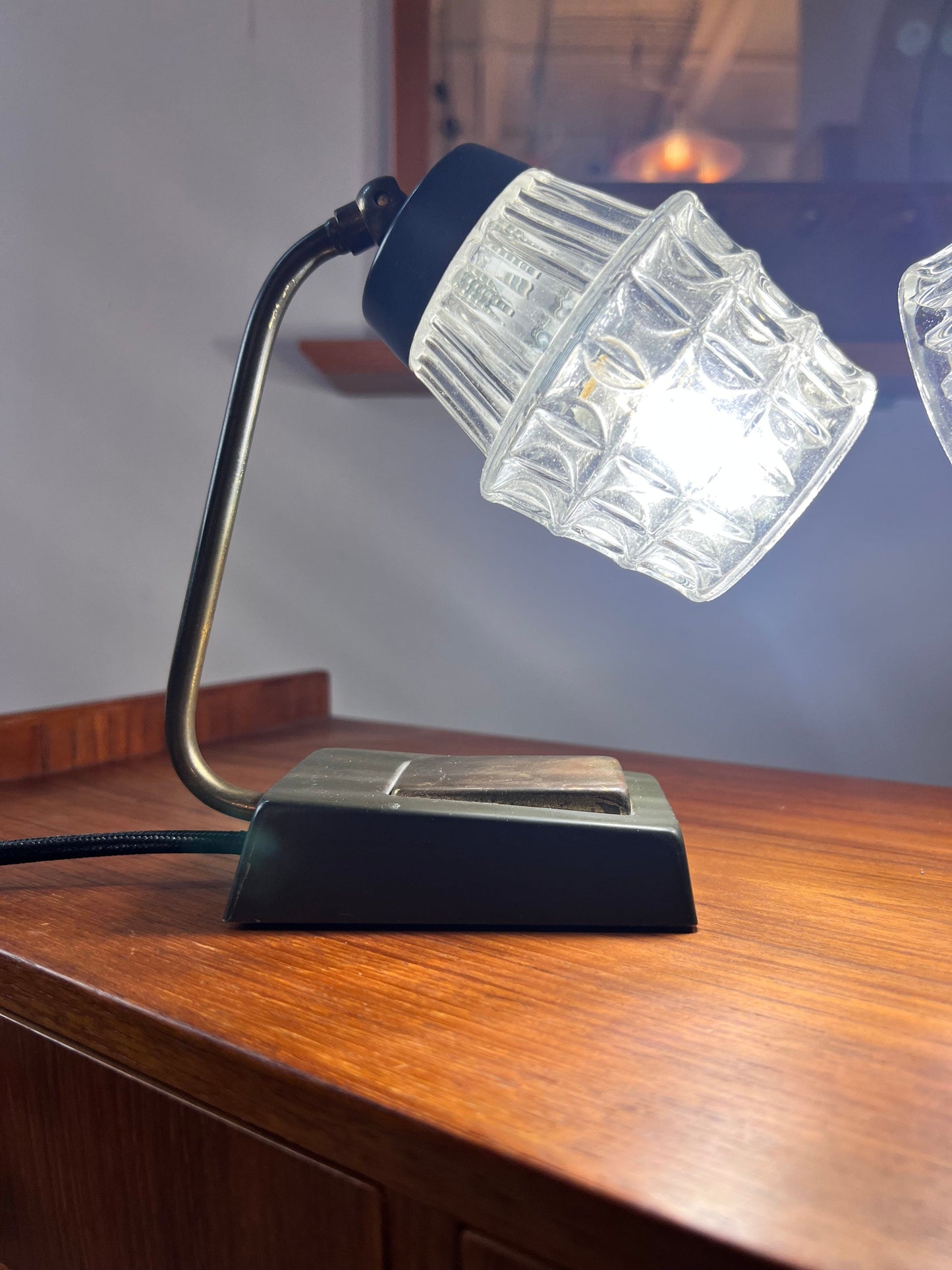 Lampe de table vintage années 50, lot de 2