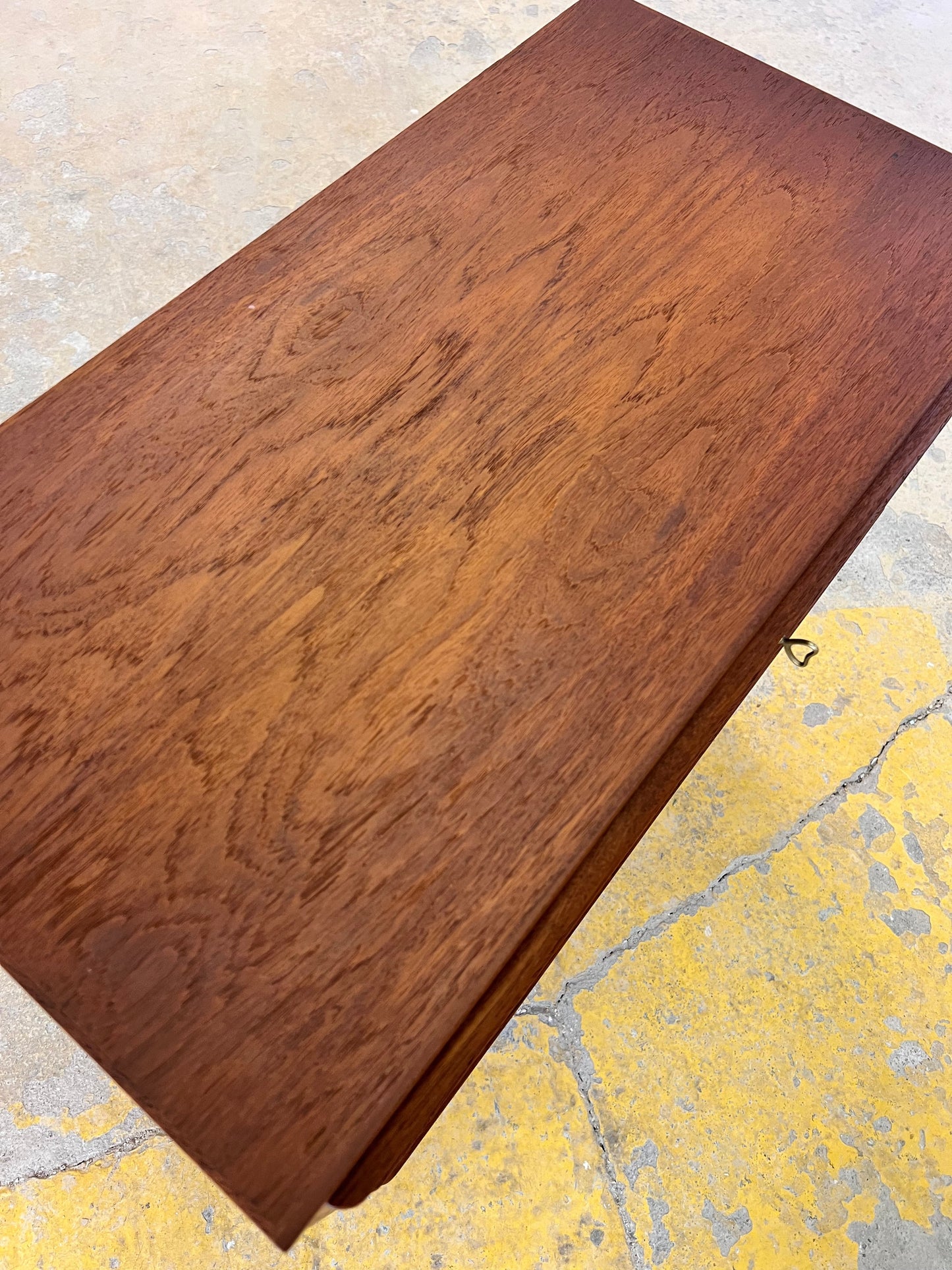 Vintage Kommode Teak mit Schloss aus Dänemark