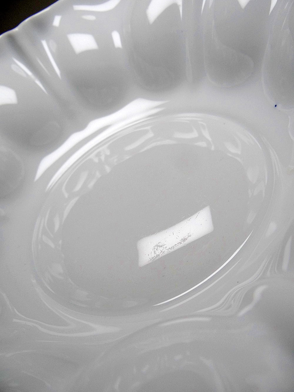 Vintage Schale von Limoges France für Limoges France weiß grau blau
